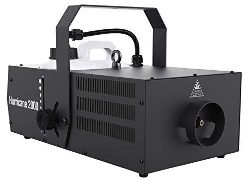 Audiosavings Bundle: Hurricane 2000 Professional DMX Fog Machine w/Built-In Timer Bundle with Rockville ROCKFORCE 192-Channel DMX Lighting Controller + MIDI + 25' 3-Pin DMX Lighting Cable (3 Items)