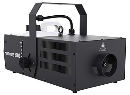 Audiosavings Bundle: Hurricane 2000 Professional DMX Fog Machine w/Built-In Timer Bundle with Rockville ROCKFORCE 192-Channel DMX Lighting Controller + MIDI + 25' 3-Pin DMX Lighting Cable (3 Items)