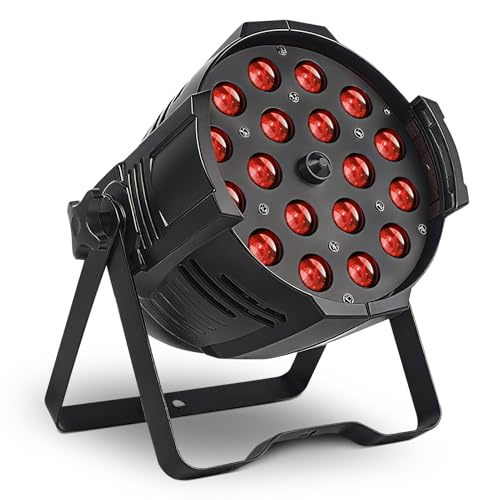 SHEHDS 18x18W RGBWAP 6IN1 LED Zoom Par Lights