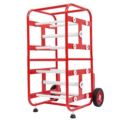Wire Spool Rack Cable Caddy Cart Transportable Spool Wire Rack