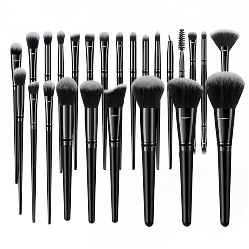 Makeup Brush Set, 62Pcs Makeup Brushes Set Professional, Multi-functional Makeup Brush Sets & Kits with Case Facial Makeup Accessories, Foundation Makeup Brush Kit Eye Make up Brushes & Tools - color: Black