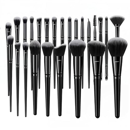 Makeup Brush Set, 62Pcs Makeup Brushes Set Professional, Multi-functional Makeup Brush Sets & Kits with Case Facial Makeup Accessories, Foundation Makeup Brush Kit Eye Make up Brushes & Tools - color: Black