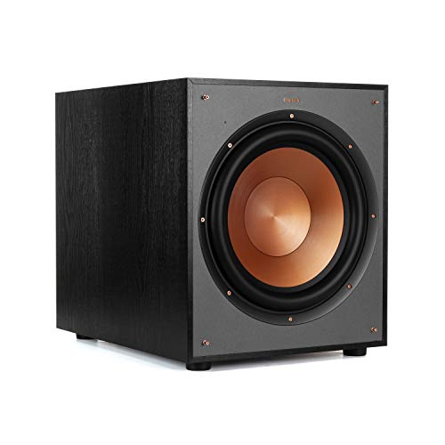 Klipsch R-120SW Subwoofer, Black - style: Single