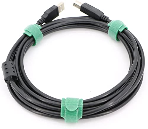 50pcs Reusable Fastening Adjustable Cable Ties Wire Management (8 Inch, Green) - color: Green, size: 8 Inch