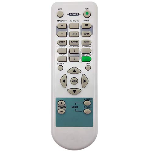 RD-445E Projector Remote Control Replacement | [INTECHING Make] For use with NEC NP300, NP305, NP310, NP40, NP400, NP405, NP41, NP410, NP410W, NP50, NP500, NP500W, NP510, N - style: RD-445E