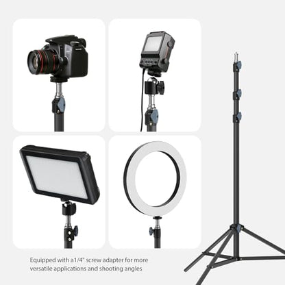 10ft/118 Heavy Duty Photography Light Stand, Tripod with 1/4" Screw - size: 9.84ft-Ø28mm