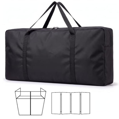 Huhumy DJ facade Carry Bag 50 x 29.5 x 5.7 Inch 1680d Oxford Cloth DJ Booth Facade Panel Carrying Bag Black Portable Equipment Case Reinforced Replacement - size: 50 x 29.5 x 5.7 Inch