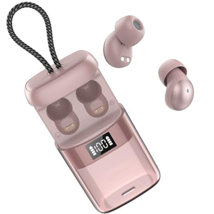 Sleep Earbuds Bluetooth 6.0 in Ear, 2026 New Mini Sleep Headphones with Sleep Monitor and APP, Sleepbuds for Side Sleepers, 48H Playtime Sleep Earphones with Small Earplugs, B-Rose Gold
