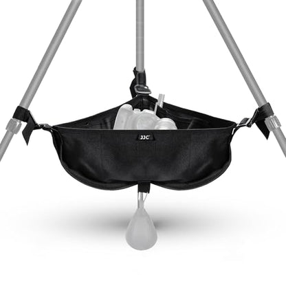JJC Tripod Weights Stone Bag, Heavy Duty Weighted Sand Bags for Tripod Easel Light Stand Photography Astrophotography Paintings, Tripods Rock Bag with Adjustable Buckles & 9 Extra Pockets
