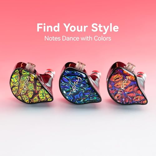 Tipsy M1 IEM, Bamboo Fiber Diaphragm in-Ear Monitor, Warm, Lively Bass & Vocals, 36dB Noise Isolation, Resin Shell, Detachable 0.78mm 2‑Pin Cable (No Mic, Green) - color: Green(new)
