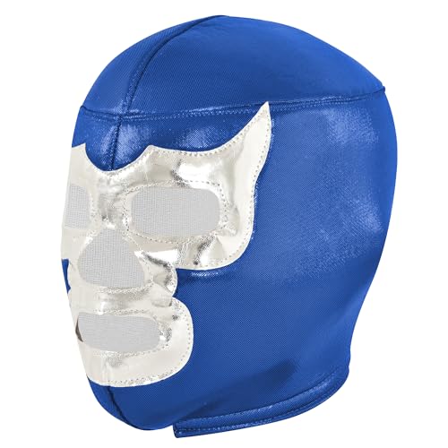 Artisans Bazaar Mexican Custume Wear Masks Luchador Mexicano Wrestling Masks Foamy Material for Men & Women Lucha Libre Adult - style: Blue Demon