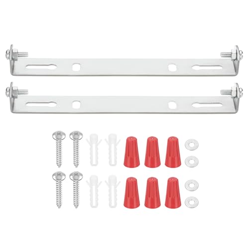 PATIKIL 145mm (5.7") Universal Light Fixture Mounting Bracket Kit, 2 Set Light Crossbar Ceiling Light Plate with Screw for Wall Lights Ceiling Lighting Pendant Chandelier - size: 145mm (5.7")