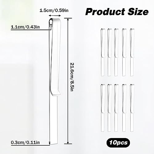10 Pcs Music Stand Clips, Clear Acrylic Music Book Stand Page Holder Clip Piano Book Holder Clips for Wind for Musician Composer Pianist Outdoor Gig Rehearsal Easy Reading