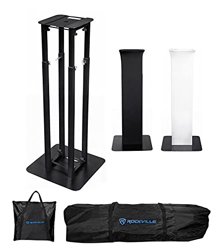 Rockville Rock SPOT 260W DJ Moving Head Light Bundle with RTP32B Stand