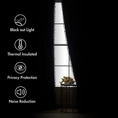 MIULEE Blush Pink Pom Pom Velvet Blackout Curtains, W52 x L84, Set of 2 | Rod Pocket Curtains,Thermal Insulating,Blackout Curtains for Bedroom/Home Theater/Living Room Darkening - color: Blush Pink, size: 52"W x 84"L (Pack of 2)