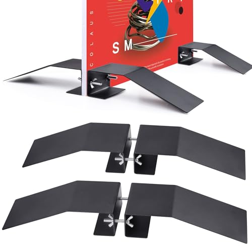4 Pieces Spider Feet Board Sign Holder Bases, Metal Adjustable Floor Standing Board Sign Holders for Any Size Stores Advertising Events Foam Boards, Street Signs Display and Support