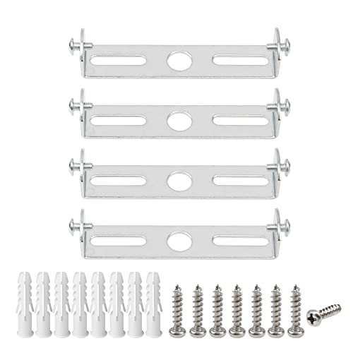 4Pcs 3.35in/85mm Light Fixture Mounting Bracket for Pendant Lamps Wall Lamps Ceiling Chandelier(3.35in/85mm) - size: 3.35in/85mm