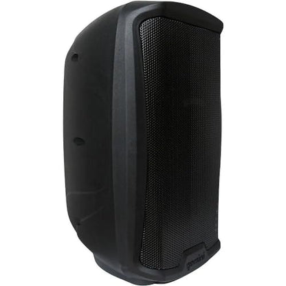 Gemini Sound AS-2110BT Active 10 Inch Woofer 1000W Watt DJ Monitor Powered Amplified PA Speakers System with Bluetooth Bundle with Auray SS-4420 Steel Speaker Stand and XLR Cable