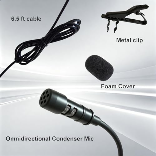 Replacement Lavalier Microphone Compatible with AKG Wireless Bodypacks–Condenser Lapel Mic with TA3F Mini 3-Pin Connector for AKG Bodypacks Transmitters for Singers, Speakers,Performers - size: Mini 3 Pin XLR (TA3F) - Lavalier