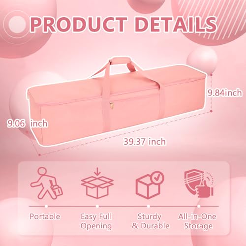 39'' Croquet Set Storage Bag, Travel Sports Carrying Bag for Croquet Set | Large Capacity, Croquet Mallet Storage Goalball Bat Organizer, for Holding 6 or 8 Players Set, Croquet Stick Tote, Bag Only