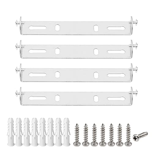 4Pcs 4.92in/125mm Light Fixture Mounting Bracket for Pendant Lamps Wall Lamps Ceiling Chandelier(4.92in/125mm) - size: 4.92in/125mm