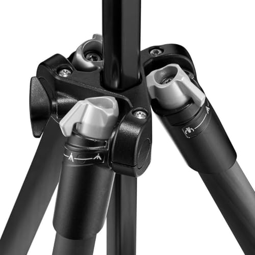 Manfrotto Element MII Mobile Bluetooth MKELMII4BMB-BH, Lightweight Aluminium Travel Tripod, with Carry Bag, Arca-Compatible Ball Head, Load up 8kg, for DSLRs, CSCs, Compact Cameras and Smartphones - style: 4 Sections Alu Mobile