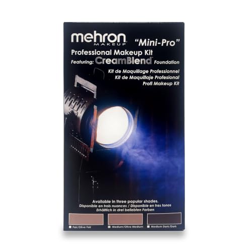 Mehron Makeup Mini-Pro Student Education Makeup Kit - MEDIUM - color: Medium/Olive Medium