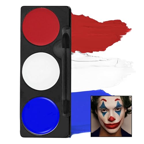 Mehron Makeup Tri-Color Halloween Makeup Palette - CLOWN - color: Clown