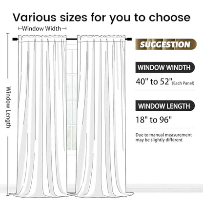 SimpleHome Golden Brown Velvet Curtains 90 Inch for Living Room Rod Pocket | Luxury Blackout Velvet Curtains,Thermal Insulated 2 Panels Room Darkening Drapes,Velvet Bedroom Curtains,W52 x L90,2 Panels - color: Golden Brown, size: 52"W x 90"L (Pack of 2)