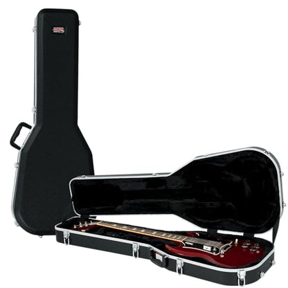 Gator Cases Lightweight ABS Molded Hardshell Case for SG Style Guitars, (GC-SG) - style: Sg
