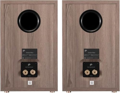 HiVi-Swans Oasis Max Passive Bookshelf Speakers, 2-Way HiFi Bookshelf Speakers for TV Desktop Stereo or Home Theater Surround Sound - Needs Amplifier or Receiver to Operate - style: Oasis Max