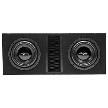Skar Audio Dual 10" 4000W Loaded EVL Series Vented Subwoofer Enclosure | EVL-2X10D4 - size: Dual 10" D4 Loaded Enclosure