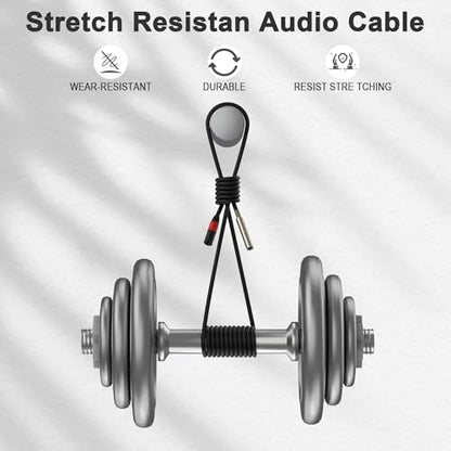 1/4“(6.35 mm) Female to XLR Male 3-Pin Socket Audio Cord, 1.1 Foot, 2 Packs, 6.35mm TRS/TS to XLR Male Adapter, High-Purity 4N OFC Conductors, for Audio Electronic Devices - size: 1.1 foot, style: 1/4 female to XLR male