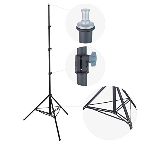 LINCO Lincostore LINCO Zenith 11 feet Heavy Duty Light Stand for Photography Studio Lighting Kit 89012H - Extra Supporting Rods