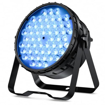 Betopper LPC015 54x3W RGB LED Par Light, DMX & Sound Activated, 1 Pack | Auto/Sound/DMX512/Master/RDM,Lighting range 5M,optical angle 26°,rich color effects,for Wedding,Church,Party,Club,Concert
