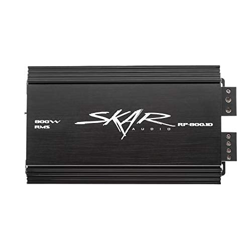 Skar Audio Dual 8" Complete 1,400 Watt SDR Series Subwoofer Bass Package - Includes Loaded Enclosure with Amplifier - size: Dual 8" D4 Loaded Enclosure with Amplifier