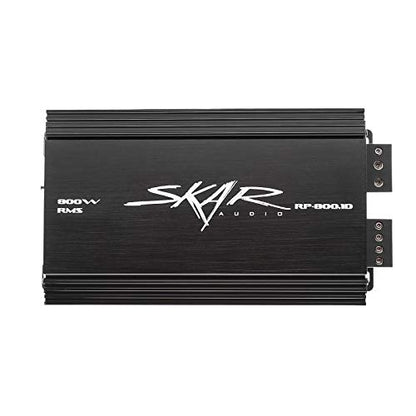 Skar Audio Dual 8" Complete 1,400 Watt SDR Series Subwoofer Bass Package - Includes Loaded Enclosure with Amplifier - size: Dual 8" D4 Loaded Enclosure with Amplifier