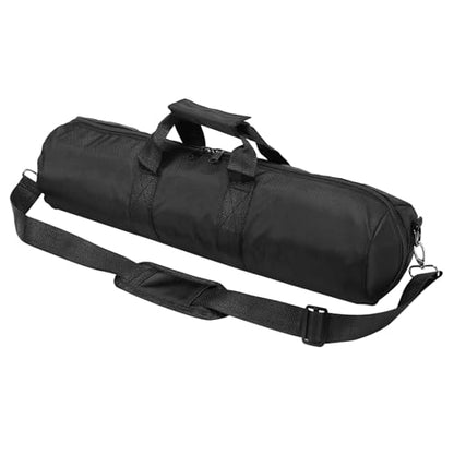 PATIKIL Tripod Carrying Case, 19.7" x 5.1" Heavy Duty Nylon Padded Tripod Bag with Adjustable Shoulder Straps and Handles for Light Stands Umbrellas Tripods Mic Speaker Stand, Black - size: 19.7" x 5.1"