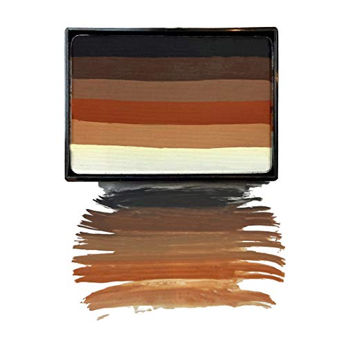 Mehron Makeup Paradise AQ Prisma Blendset - FURRY | Professional Face & Body Paint Makeup. Perfect for Easy Color Blending. Vegan, Cruelty-Free, & Made in USA. - color: Furry