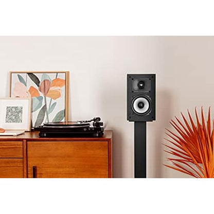 Polk Monitor XT15 Pair of Bookshelf or Surround Sound Speakers - Hi-Res Audio Certified, Dolby Atmos & DTS:X Compatible, 1" Terylene Tweeter & 5.25" Dynamically Balanced Woofer (Pair, Midnight Black) - style: Surround Speakers w/ 5.25" Woofer - Pair (XT15