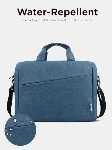 Lenovo Laptop Carrying Case T210, 15.6-Inch Laptop and Tablet, Sleek Design, Durable and Water-Repellent Fabric, Business Casual or School, GX40Q17230 Casual Toploader - Blue - color: Blue