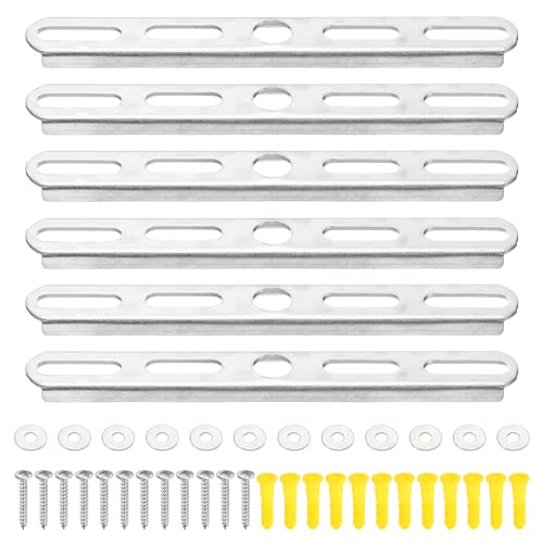 PATIKIL 130mm 5.1 Inch Ceiling Light Plate Kit, 6 Set Pendant Light Fixture Mounting Bracket Crossbar with Screw Nuts Accessories for Chandelier Wall Lighting - size: 130mm