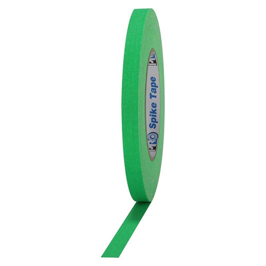 Pro Gaff Gaffers Spike Tape 1/2" x 45 yd Roll You Choose The Color UV Neons Available (Neon Green UV)