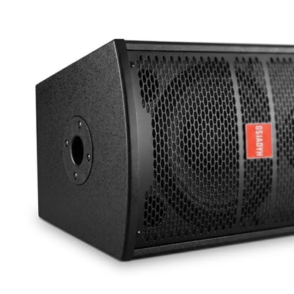 10" Passive Speaker Pair, 800W Peak Power 2-Way Karaoke Speakers, 8 Ohms for Crystal-Clear Vocals, Home Entertainment, DJ, and PA Audio; Requires an Amplifier or Receiver - size: 10 inch