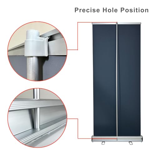 JUST 4 SIGNS Heavy-Duty Retractable Banner Stand 33" x 81" for Trade Shows, Events & Retail – with Padded Canvas Bag and Box(Stand ONLY) - size: 33" x 81"