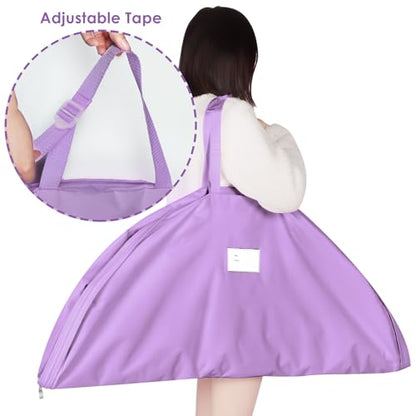 Univivi 40 Inch Kids Tutu Garment Bag, Dance Costume Storage Bag, Purple - color: Purple, size: 40 Inch