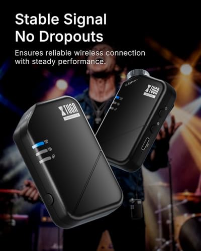 XTUGA J02S Wireless in Ear Monitor System for Musicians,Singer,Band (Only Receiver) - style: Only Receiver
