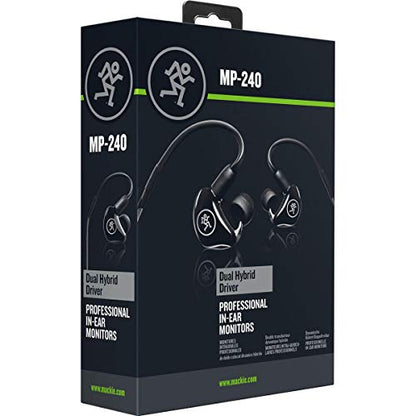 Mackie MP Series In-Ear Headphones & Monitors with Dual Hybrid Drivers (MP-240) - size: Dual Hybrid Driver, style: Wired
