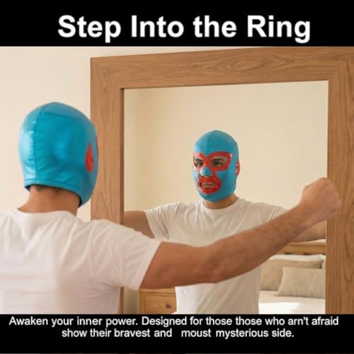 Artisans Bazaar Mexican Custume Wear Masks Luchador Mexicano Wrestling Masks Foamy Material for Men & Women Lucha Libre Adult - style: Nacho Libre