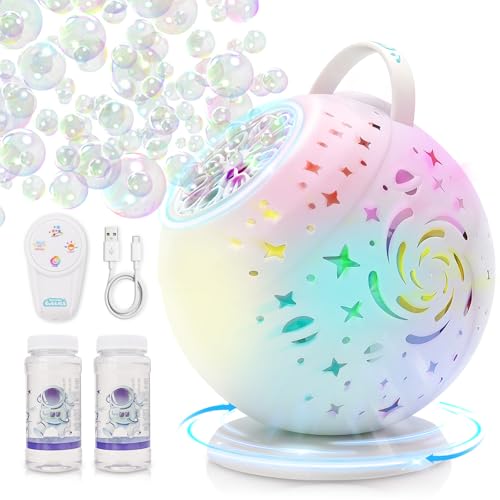 Bubble Machine for Toddlers Kids & Pets with Remote Control